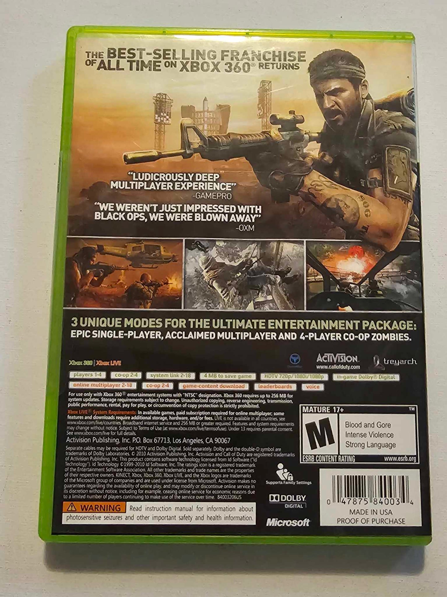 Call Of Duty Black Ops