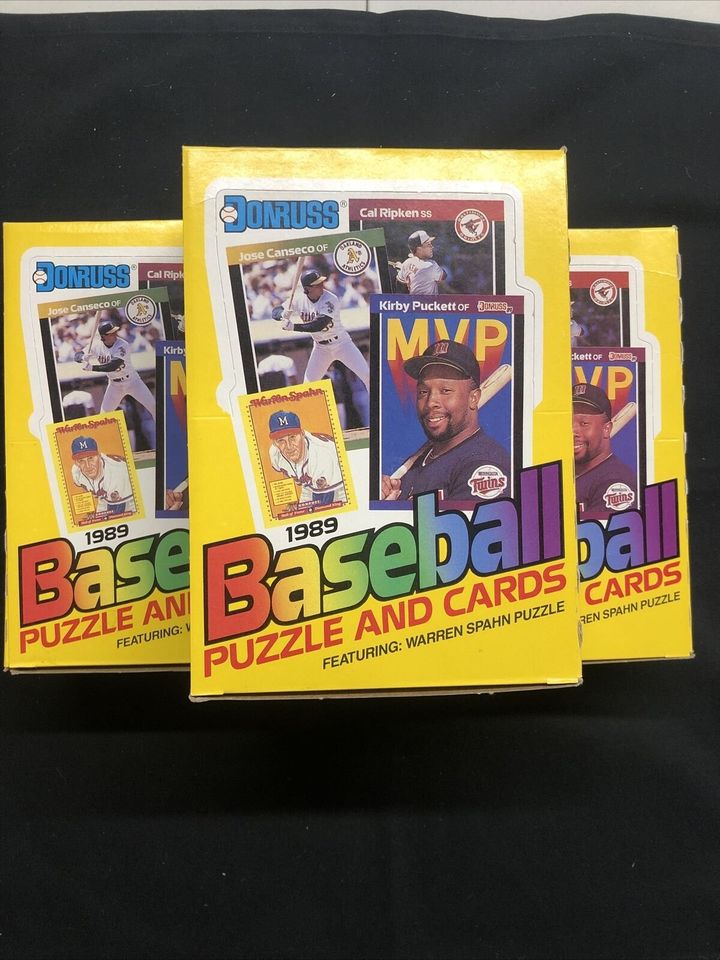 1989 Donruss Baseball cards booster boxes