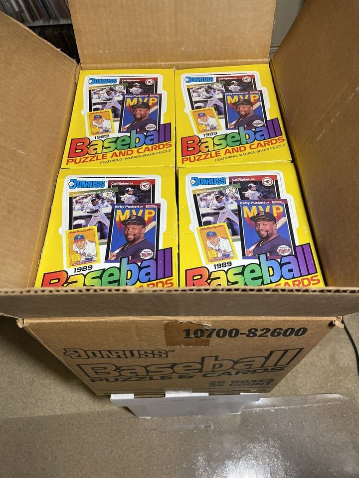 1989 Donruss Baseball cards booster boxes
