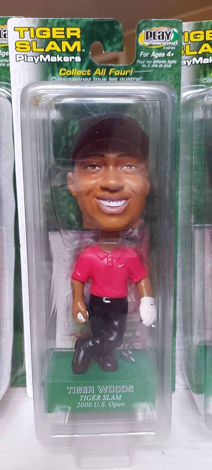Sealed Vintage Tiger woods Bobble Heads Set of 4!!!
