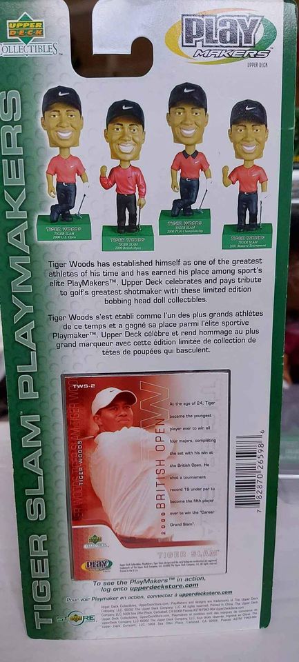 Sealed Vintage Tiger woods Bobble Heads Set of 4!!!