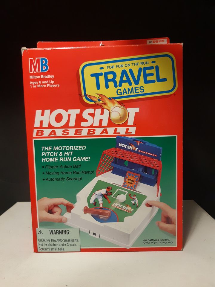 1994 Milton Bradley Hot Shot Baseball Game Complete With Instructions