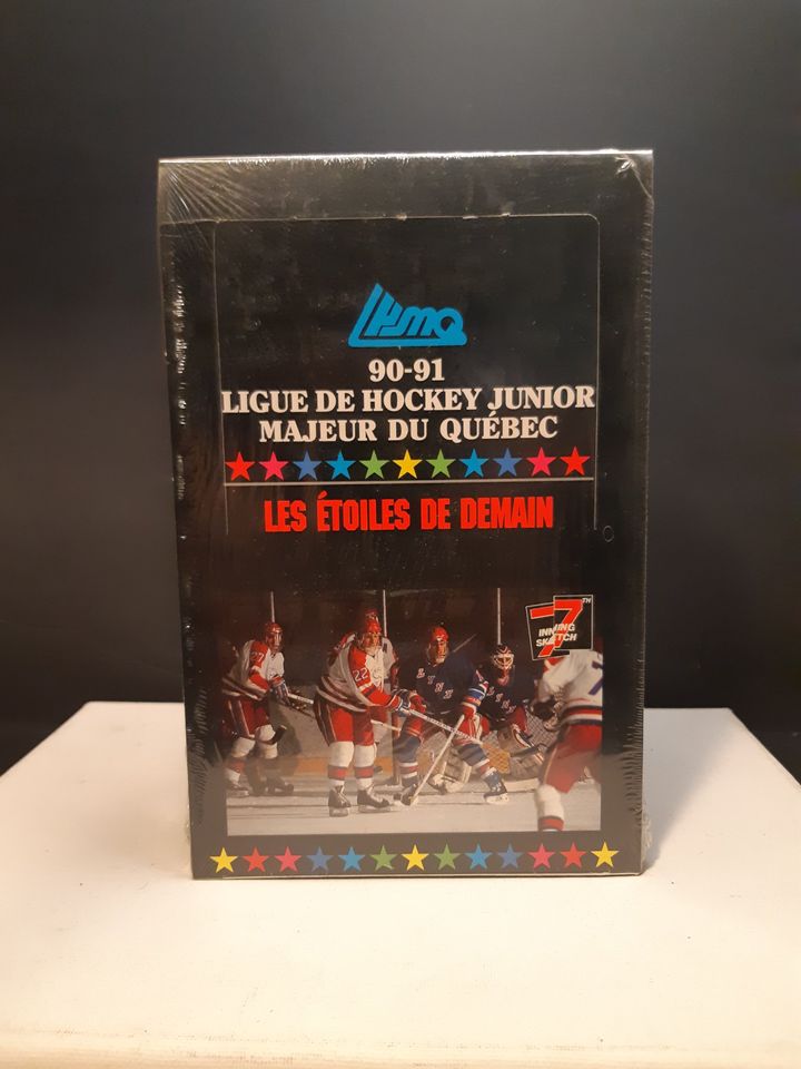 90-91 *French* Quebec Junior Hockey Cards Tomorrow's Stars Today Sealed Booster Boxes