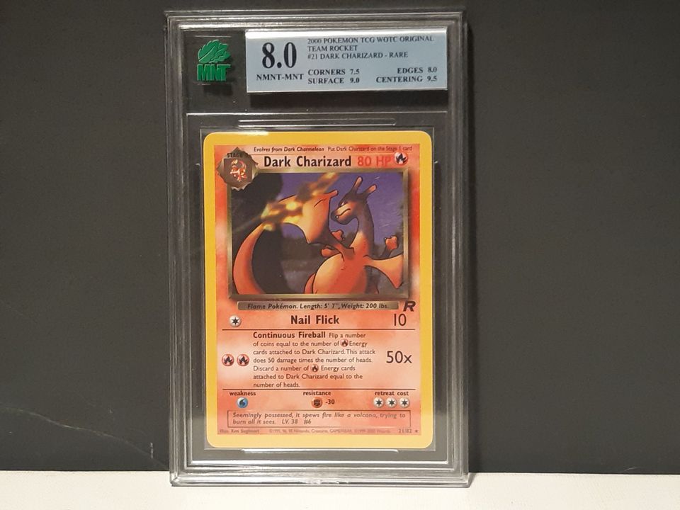 Team Rocket Dark Charizard Graded 8!!!!