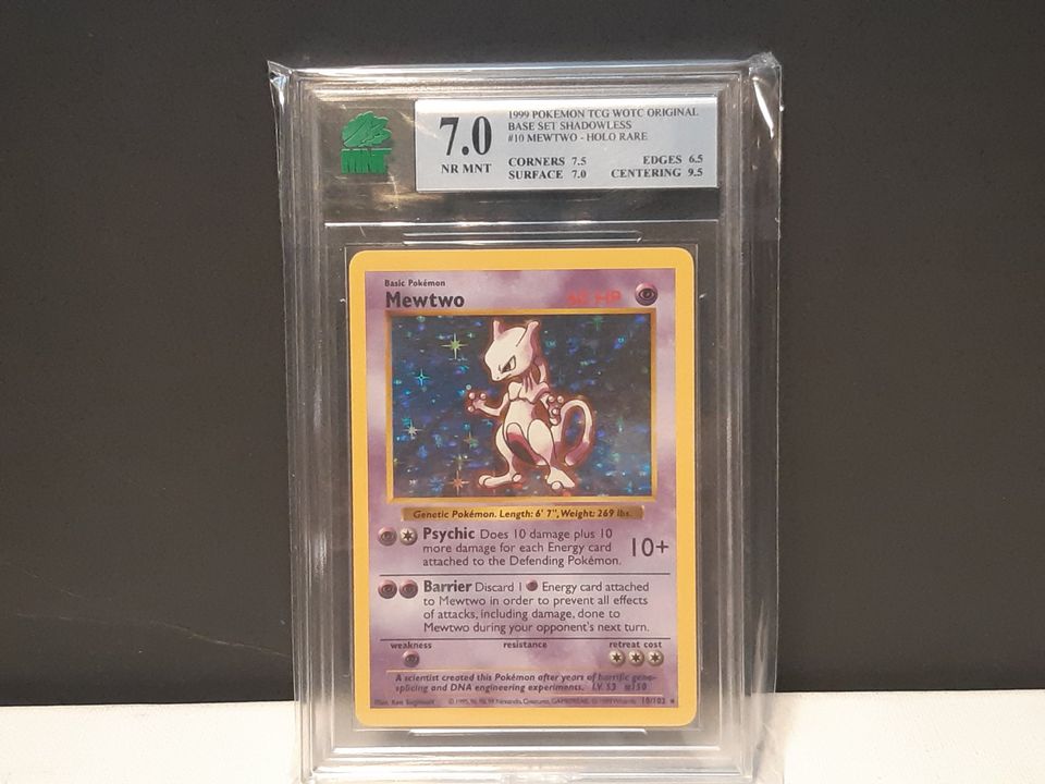 Shadowless Mewtwo!! graded 7!!!