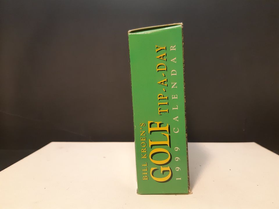 Rare Golf Calendar 1999 Bill Kroens Golf Tip A Day new in box!!