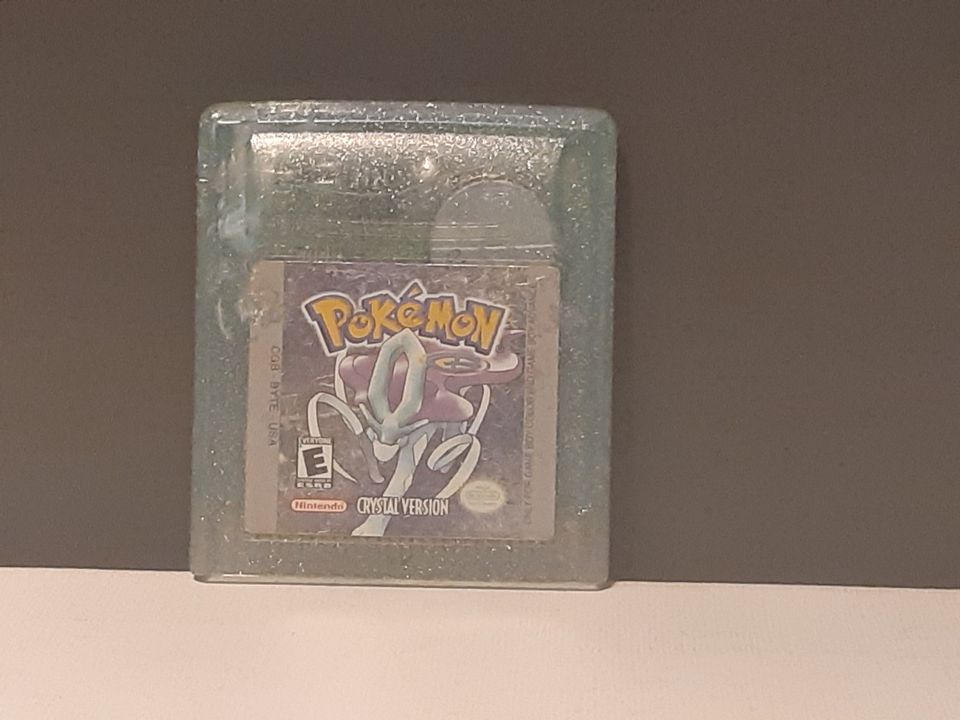 Pokemon Crystal Version 2001 2000 GBC Game Boy Color GameBoy very rare