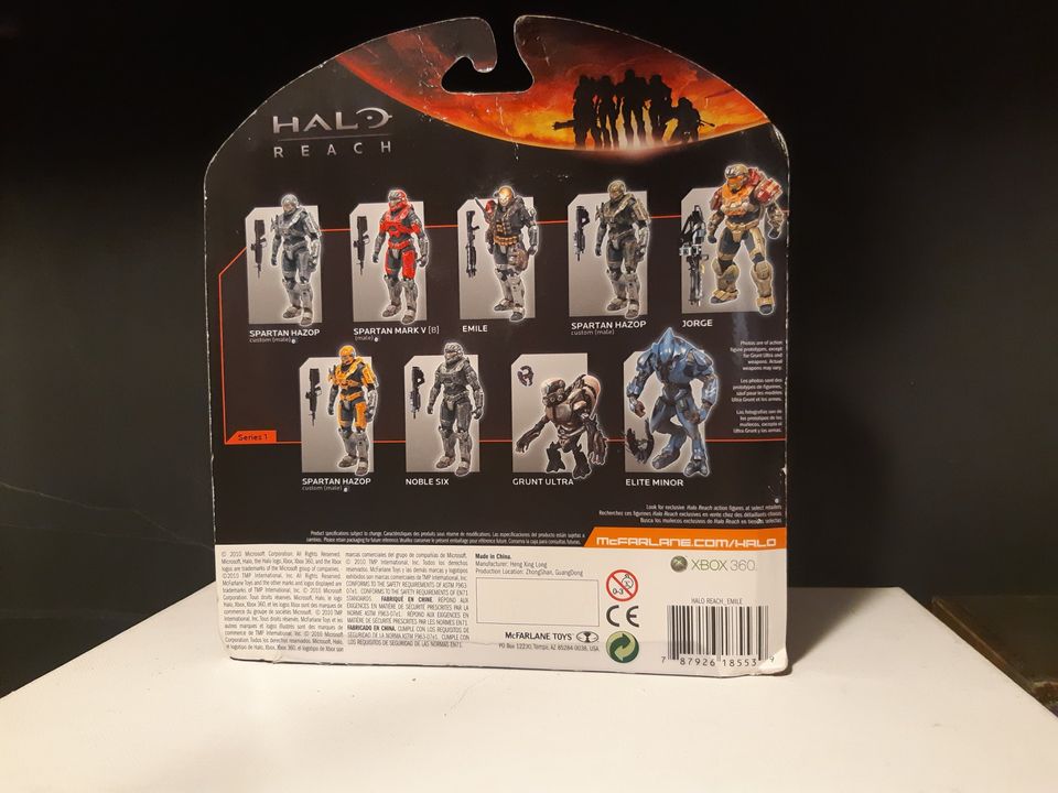 McFarlane Toys Halo Reach Series 1 Emile Action Figure Sealed Box