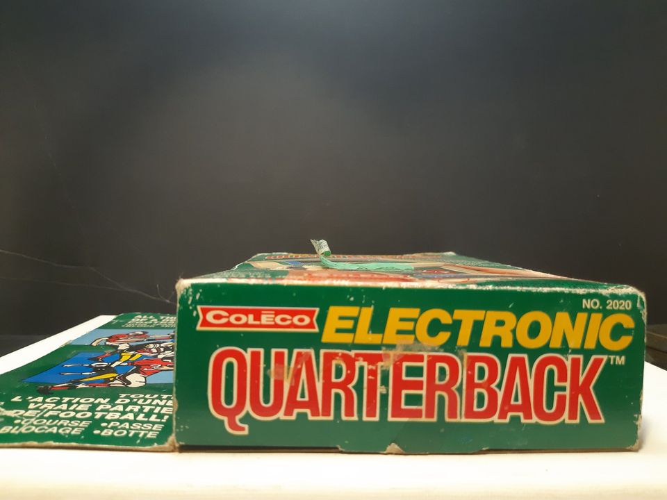 Vintage 1978 Coleco Electronic Quarterback Handheld Game Complete In Box!!!