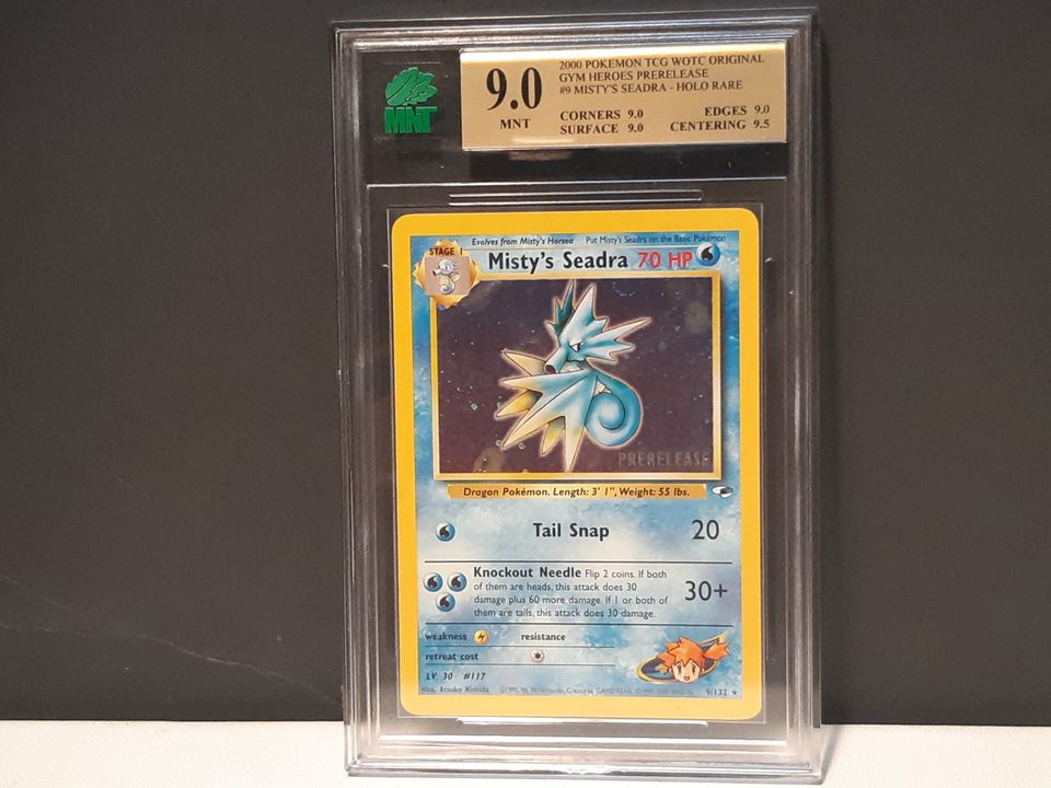 Misty's Seadra PRERELEASE Graded 9.0
