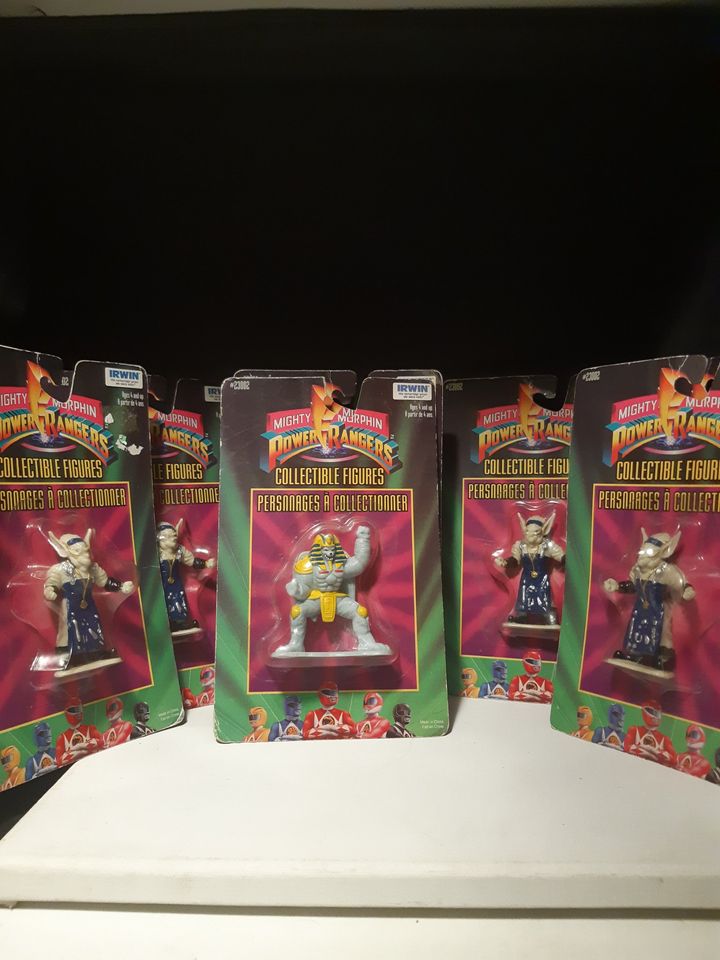 Vintage Power Ranger Toys!!! 1993 Bandai Mighty Morphin Power Rangers Finster 3" Figure MOC Sealed