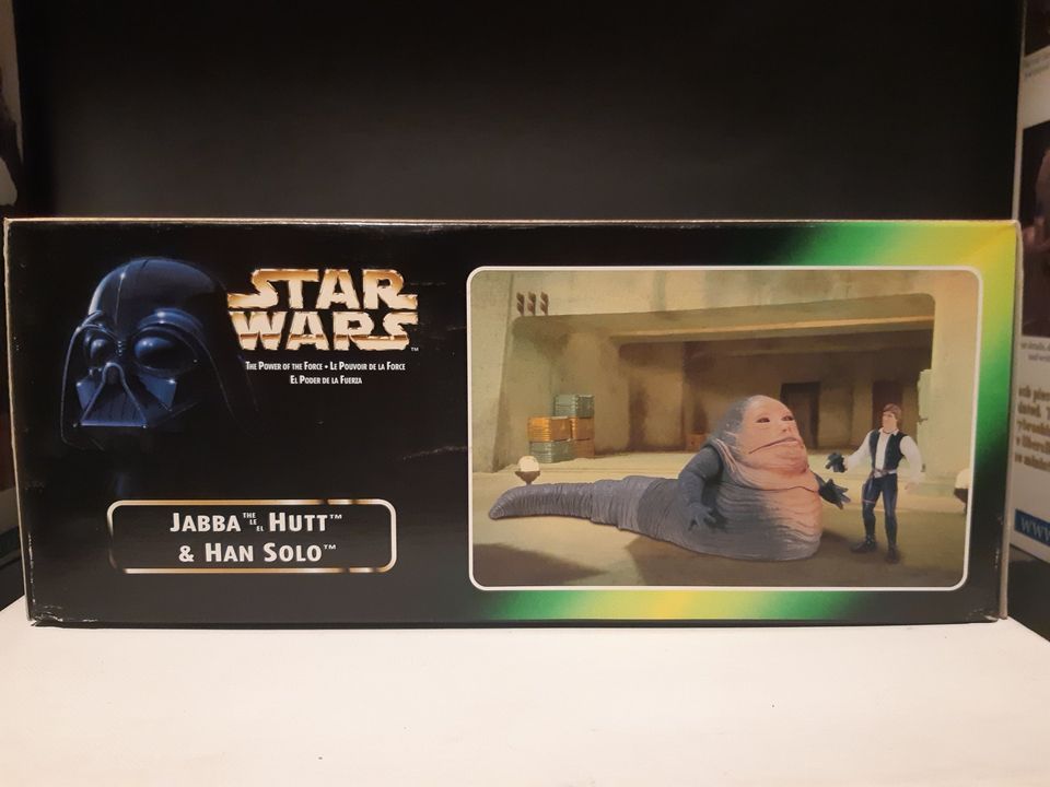 NEW 1996 Star Wars Jabba the Hutt & Han Solo Toy