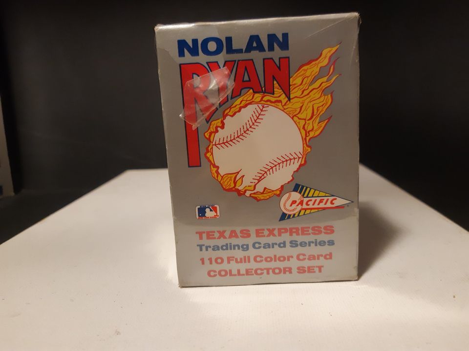 Nolan Ryan Texas Express Baseball Trading cards (Rip In Wrapper)