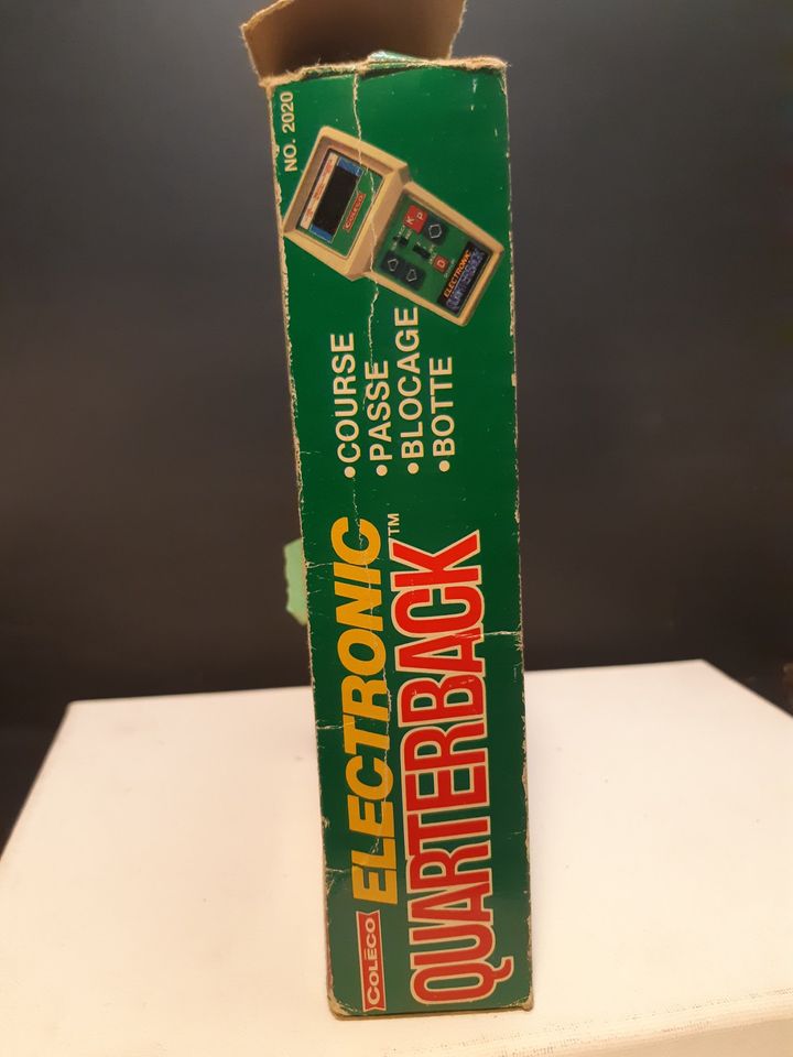 Vintage 1978 Coleco Electronic Quarterback Handheld Game Complete In Box!!!