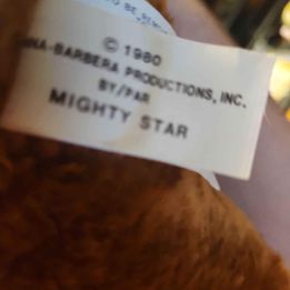 1980 "Yogi Bear" Hannah Barbara Stuffed Plush Toy