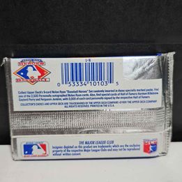 Sealed packs Major League baseball 1991 edition (find the Nolan)