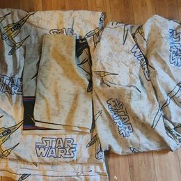 Star Wars EPISODE 1 twin Bed set X 1 Pillowcase X 2 Sheets