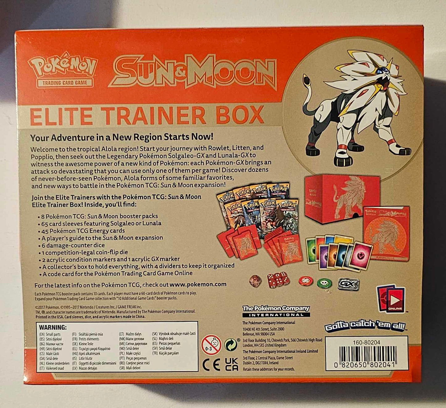 2017 Sealed Sun & Moon ETB