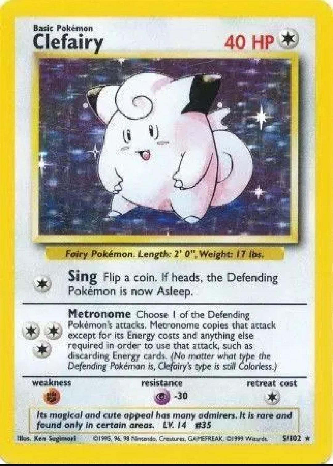 Clefairy - Holo