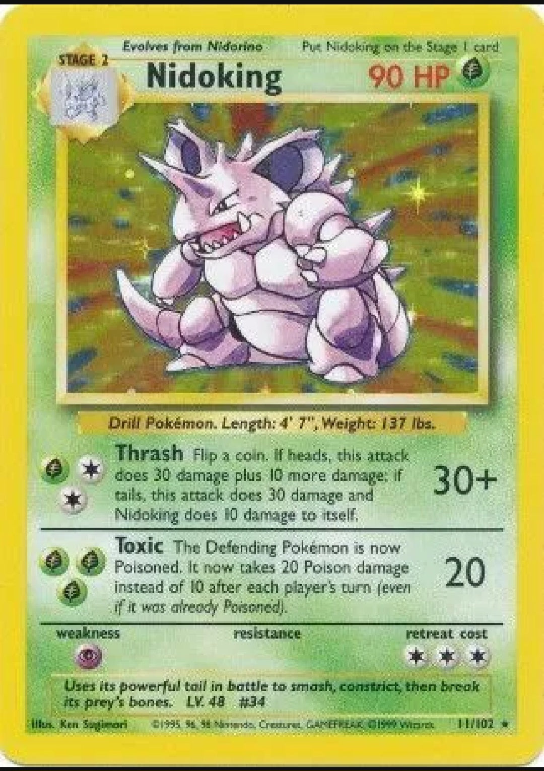 Nidoking - Holo