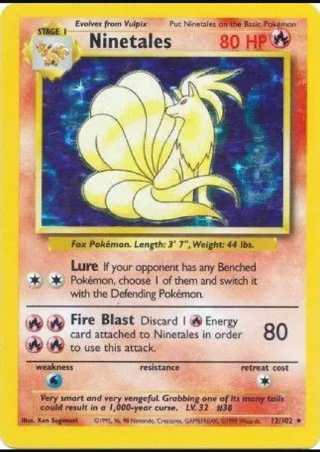 Ninetales - Holo