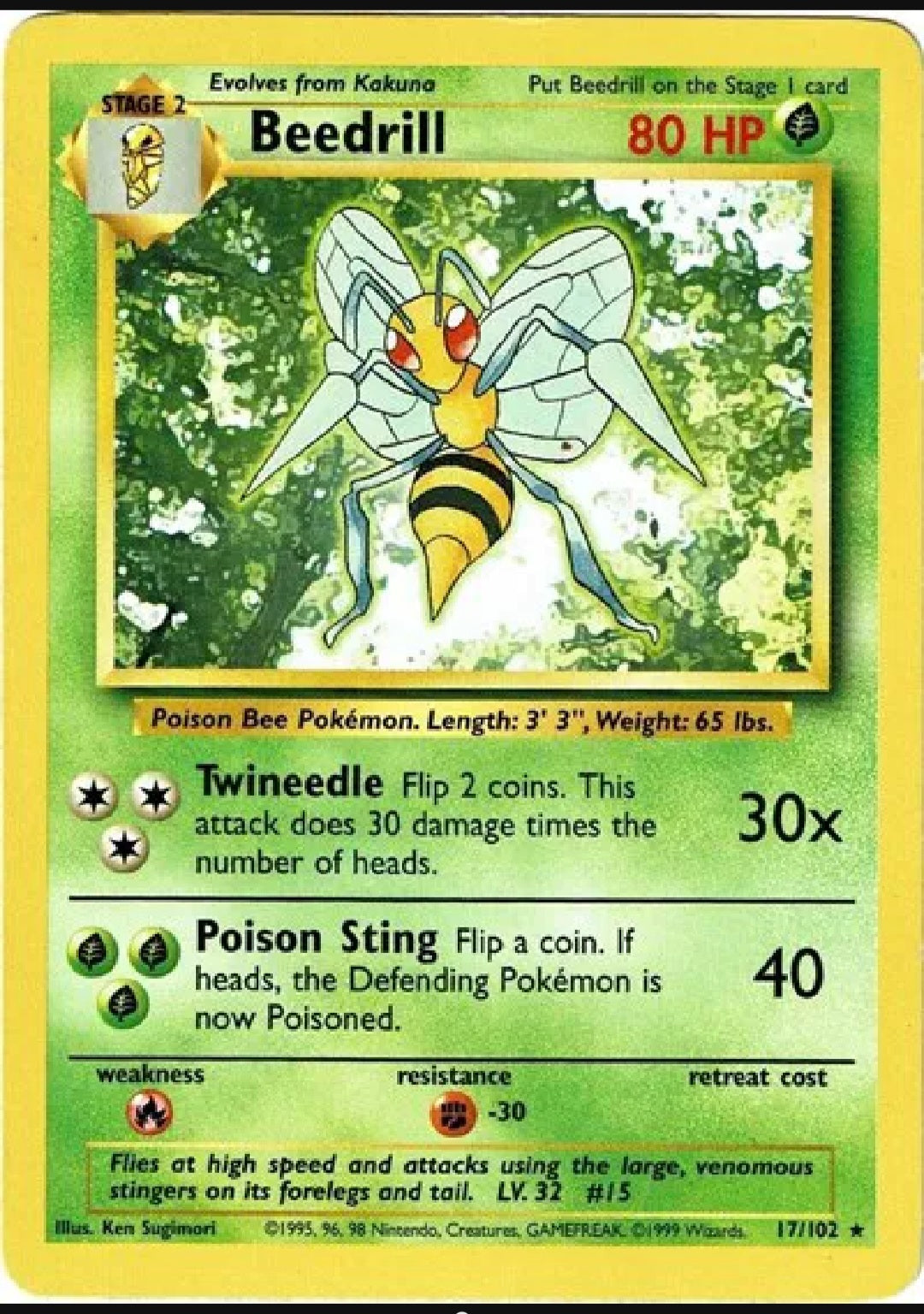Beedrill- Non Holo