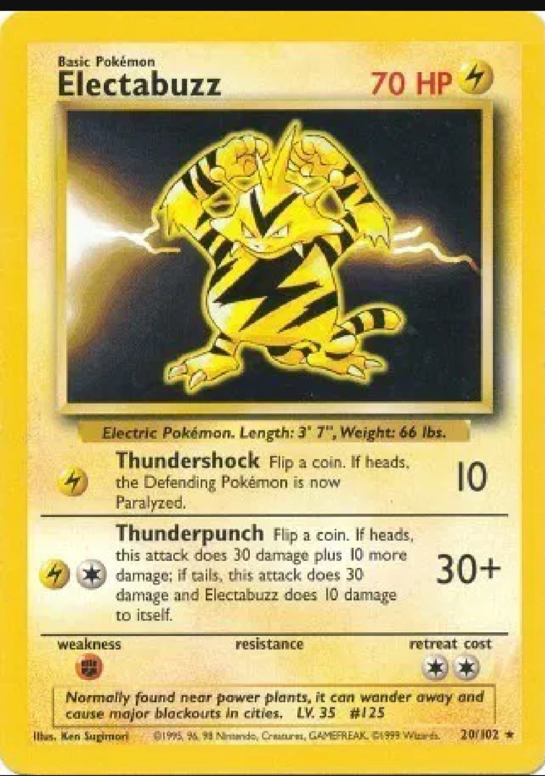 Electabuzz- Non Holo