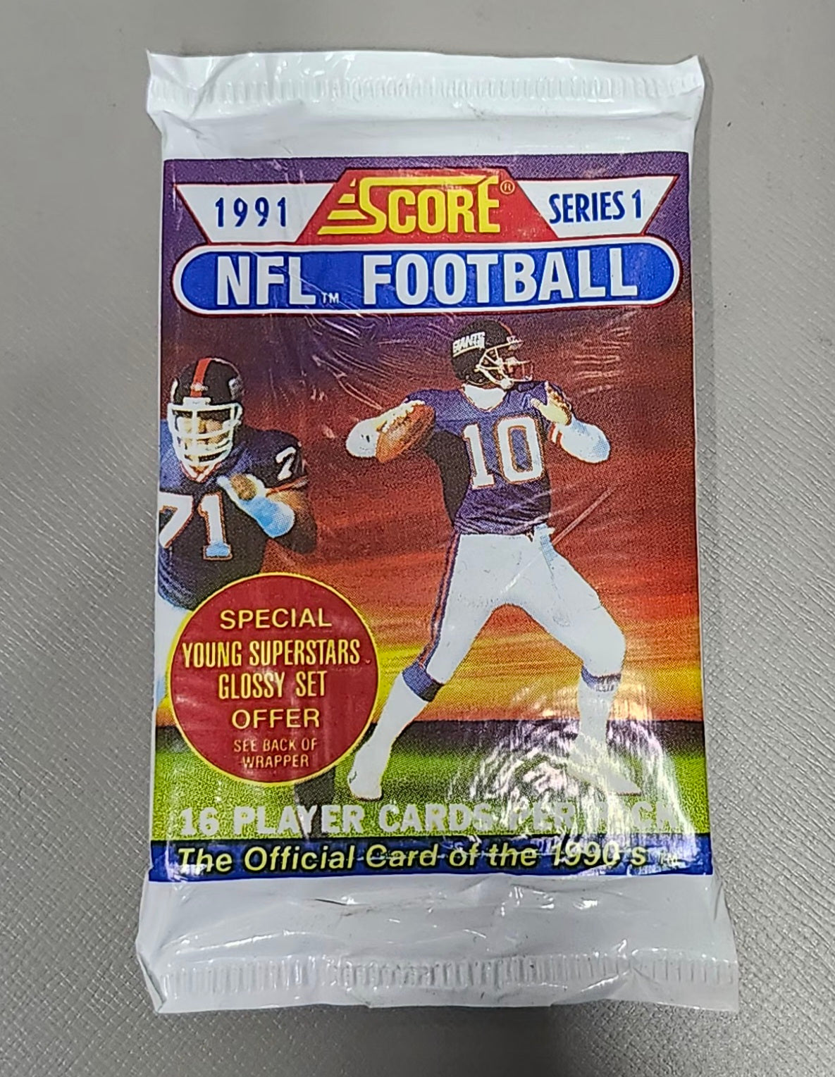 1991 Series 1 Sealed NFL Pack