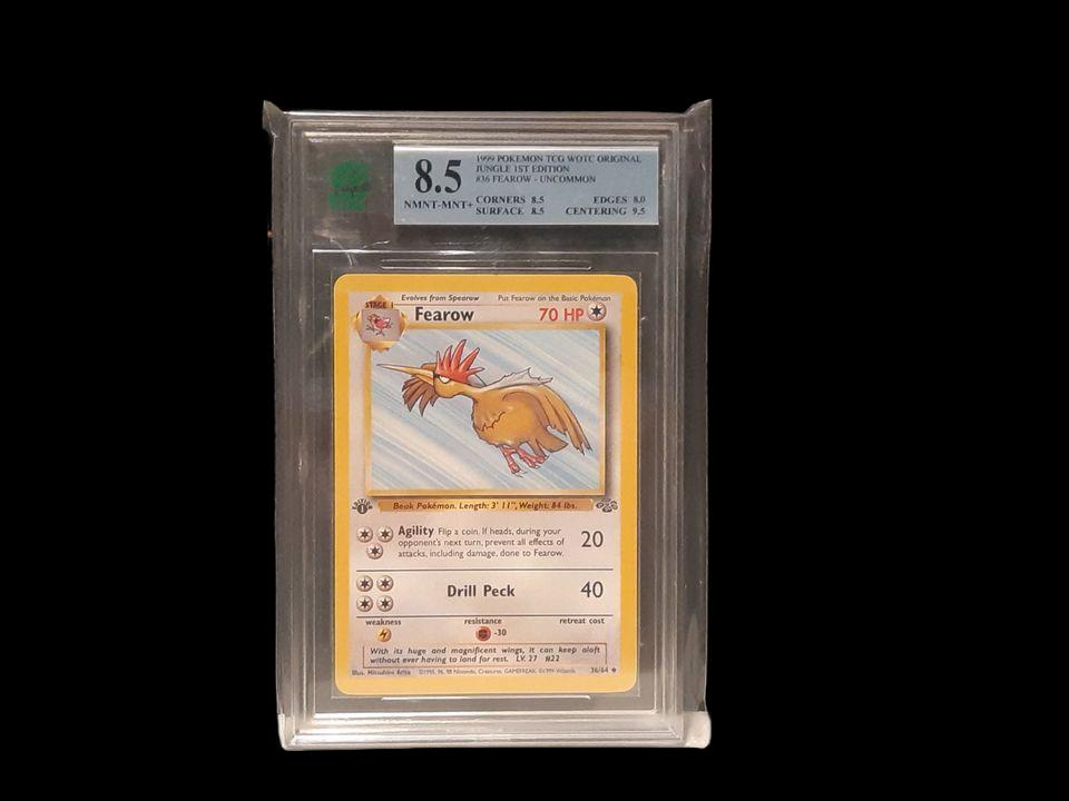 1st Edition Jungle Fearow Graded 8.5
