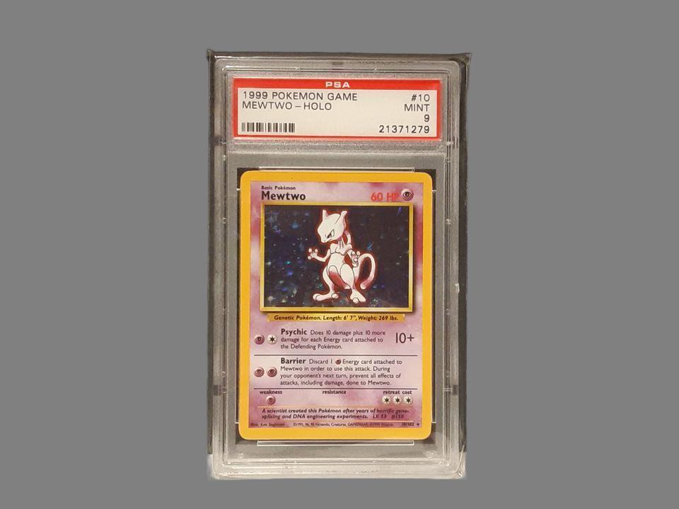 Base Set Mewtwo PSA 9