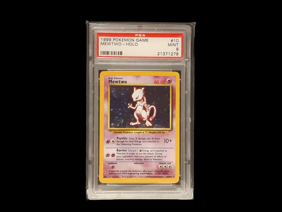Base Set Mewtwo PSA 9