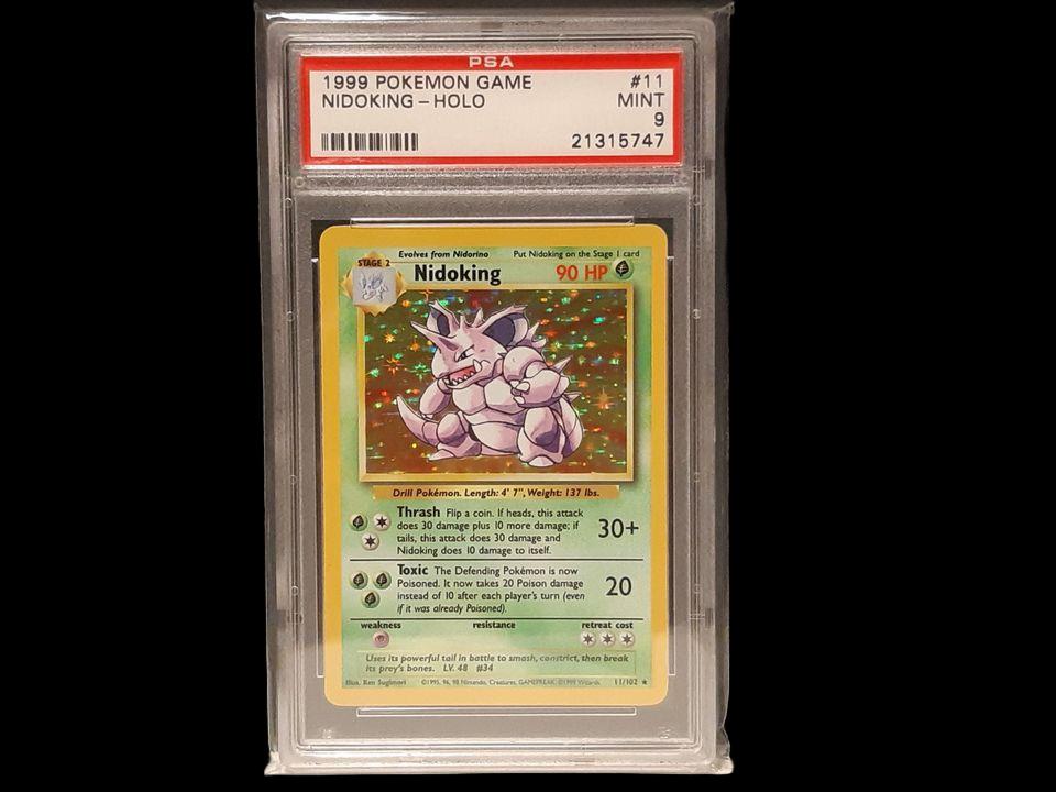 Base Set Nidoking PSA 9