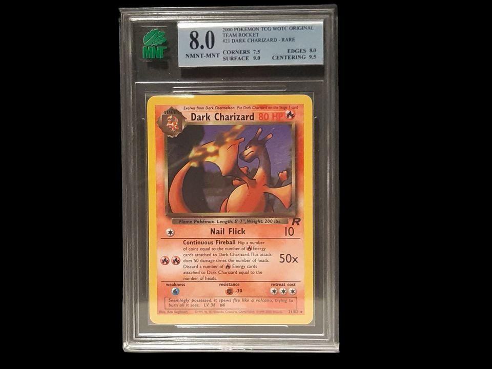 Team Rocket Dark Charizard Graded 8!!!!