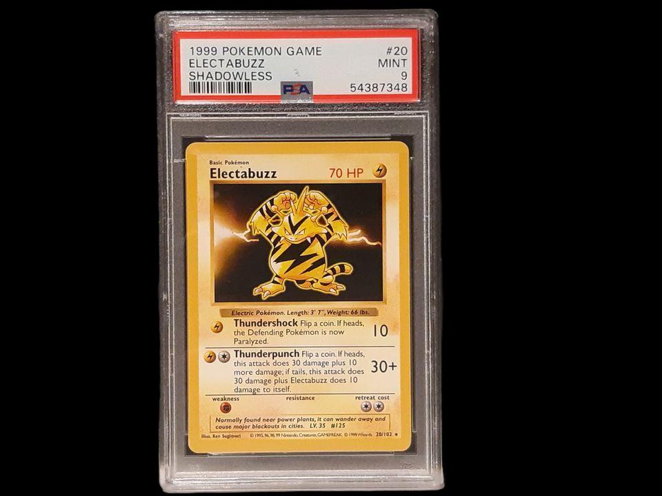Base Set Shadowless Electabuzz PSA 9!!