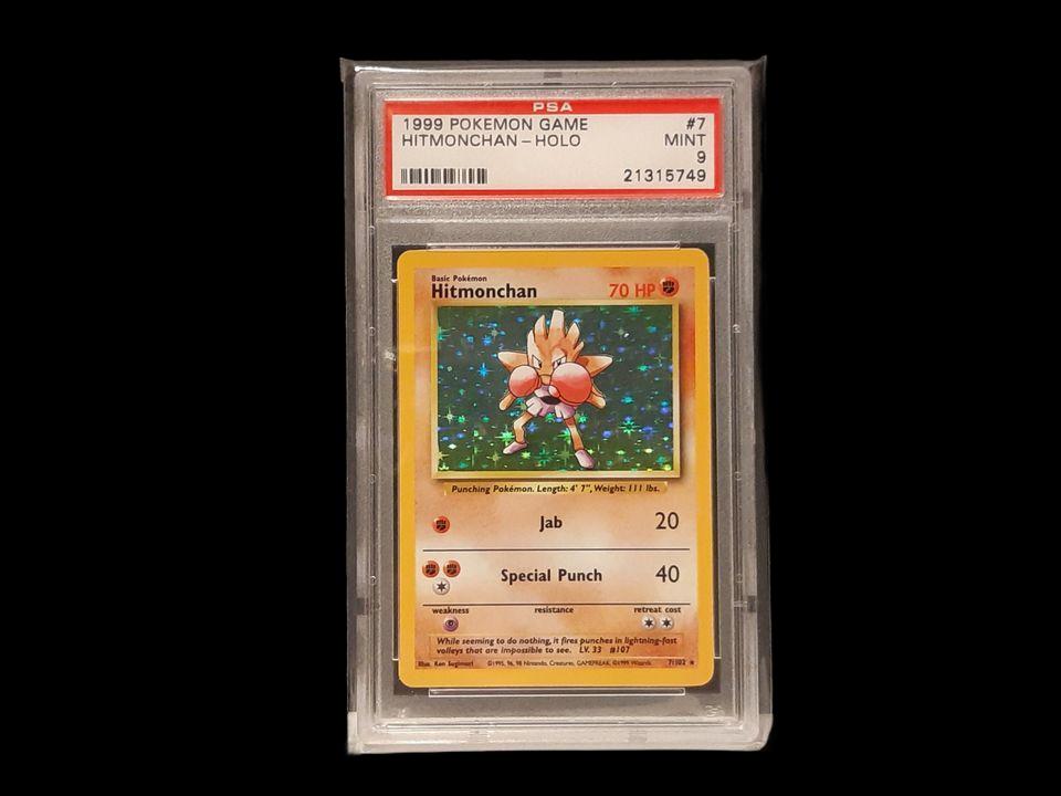 Base Set Hitmonchan PSA 9