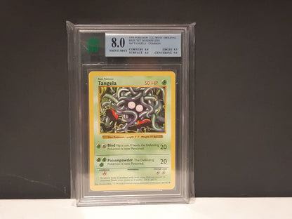 Base Set Shadowless Tangela Graded 8