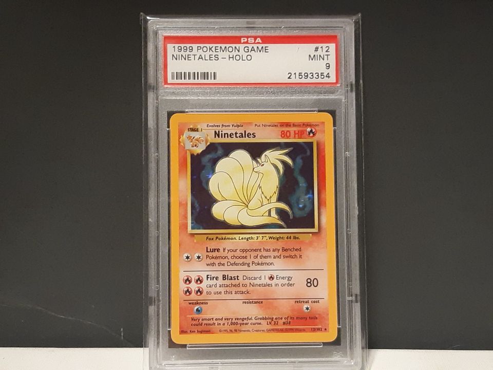 Base Set NineTales PSA 9