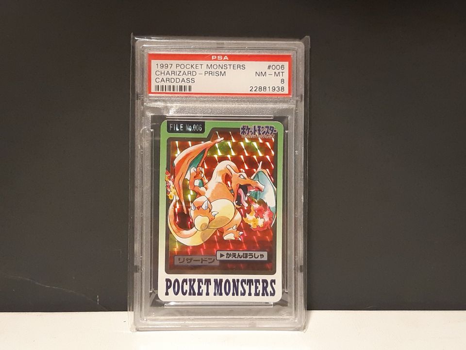 WOW!!! 1997 Pocket Monsters Charizard PSA 8 POP 269!!