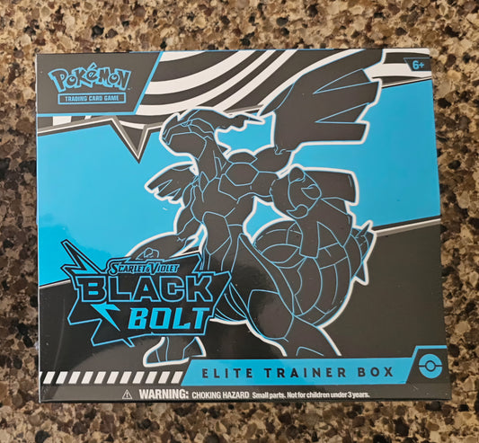 Scarlett Violet "Black Bolt" Elite Trainer Box  Sealed